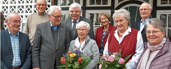 Der neue Vorstand der Senioren Union Harpstedt (von links): Dieter Kieselhorst, Helfried Wodtke, Fred Bchau, Hartmut Post, Charlotte Diekmann, Kassenprferin Annefried Meyer, Ute Rhode, Otto Mahlstedt und Edith Mahlstedt. Bild: K. Kolloge